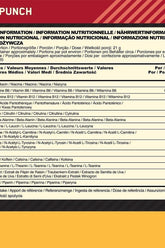 Nutritional information for Optimum Nutrition's Gold Standard Pre-Workout Advanced detailing ingredients and servings.